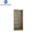Office Furniture 2 Door Lightweight Steel Filing Cabinets with Glass Door